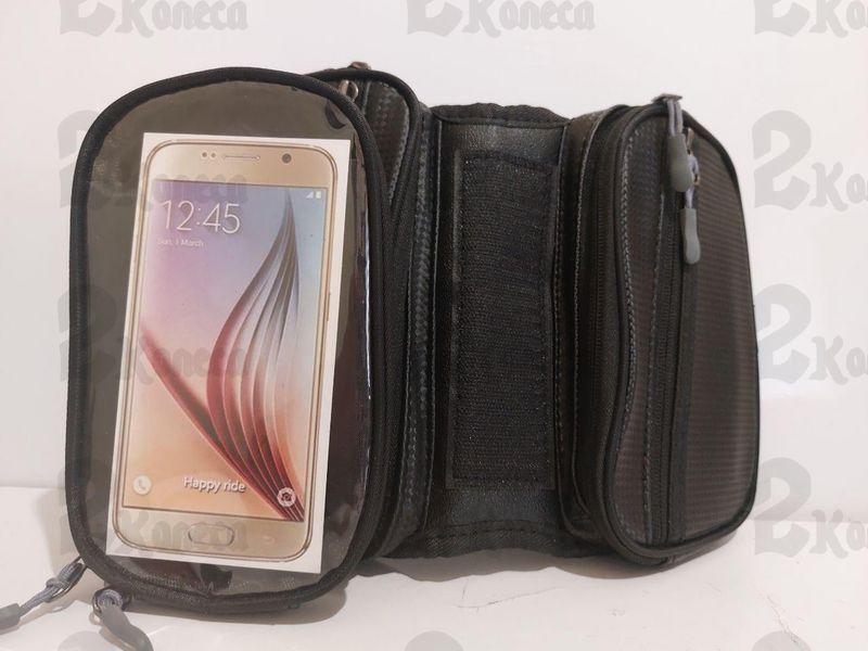 Сумка для велосипеда на раму з кишенею для смартфона 8812 фото