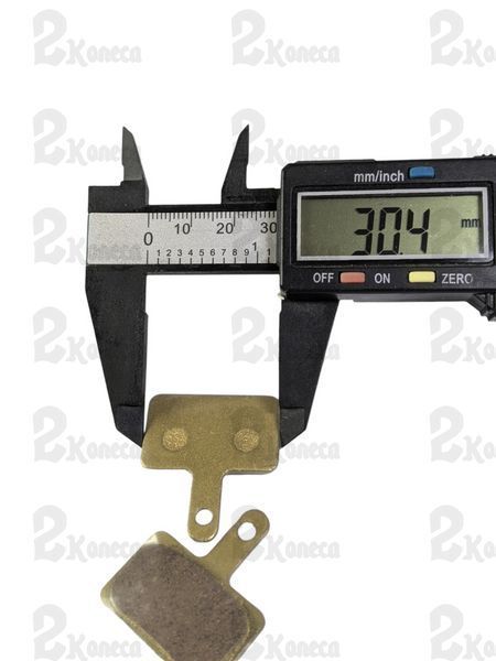 Тормозные колодки дисковые для Shimano DeMARCHE 30.5х4х35 велосипедные "APSE" 30100 фото