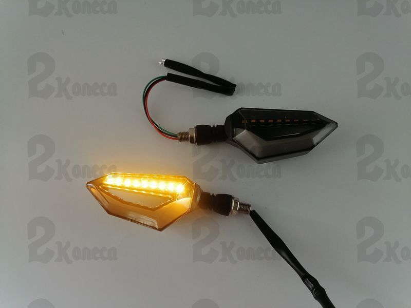 Повороти LED ZXD-05 з білим габаритом 019148 фото