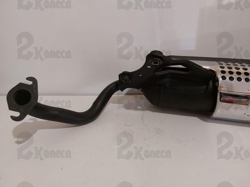 Глушитель Honda Dio 35, Lead 48 (накладка хром) 22816 фото