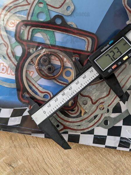 Прокладки для двигателя Дельта, Альфа 125сс &Oslash;54 (круглое отверстие) "Lipai" 19159 фото