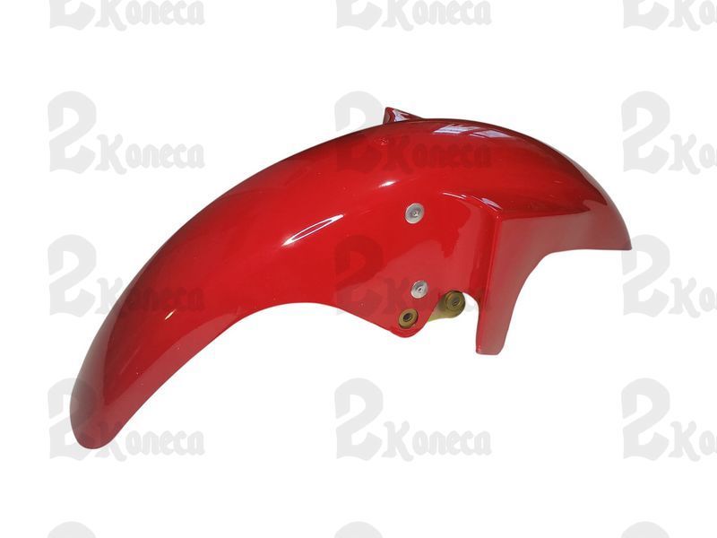 Переднее крыло на мотоцикл Viper, Spark (с металл. пластиной) красное 032173 фото