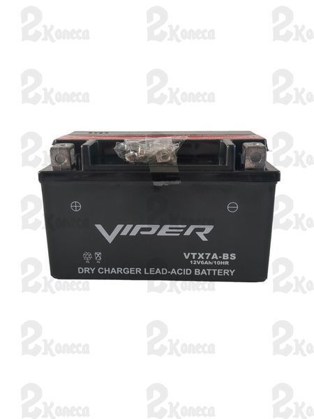 Мотоакумулятор для скутера Outdo Пастовий 7 Ah 12 V AGM (UTX7A-BS) 1484 фото