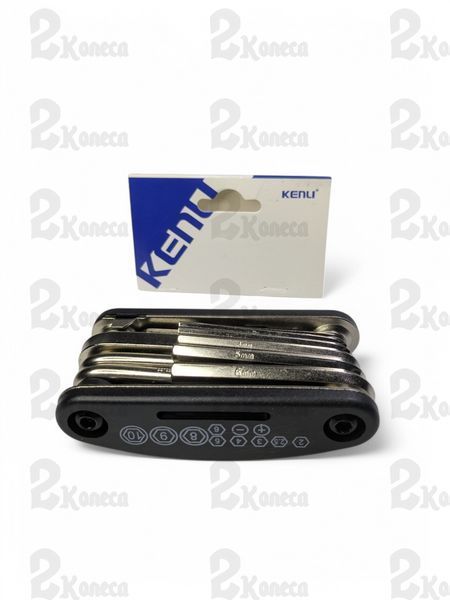 Велосипедний мультитул, набір інструментів "Kenli" 2913 фото