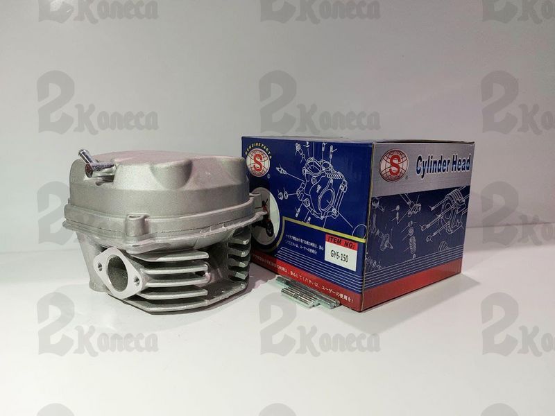 Головка циліндра скутер 4T GY6 150cc &Oslash; 57.4 mm у зборі (Yaben 150cc) "SEE" 1550 фото