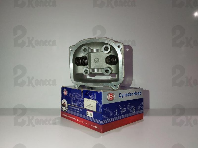 Головка циліндра скутер 4T GY6 150cc &Oslash; 57.4 mm у зборі (Yaben 150cc) "SEE" 1550 фото