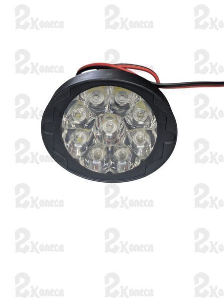 Фары дополнительные светодиодные LED с креплением под зеркало мотоцикла пара 33485 фото
