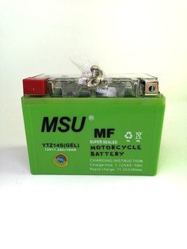 Мото Аккумулятор для мотоцикла 11.2а\ч 12V "MSU" YTZ14S (2025р.в.) 41366 фото