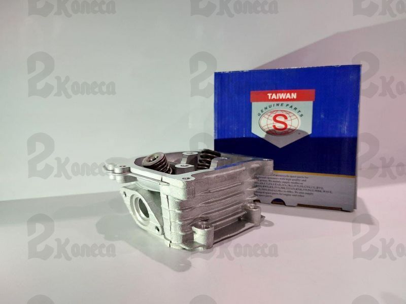 Головка циліндра скутер 4T GY6 80cc &Oslash; 47 mm (Yaben 50-80cc) (клапана 64mm) "SEE" (Тайвань) 1860 фото