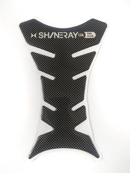 Наклейка на бак "Shineray" карбон 4909 фото
