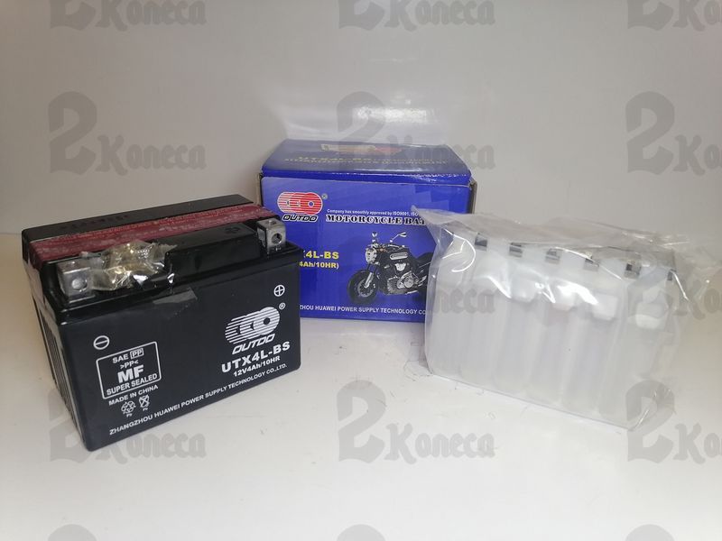 Мото Аккумулятор для скутера 4а\ч 12V "OUTDO" UTX4L-BS 26046 фото